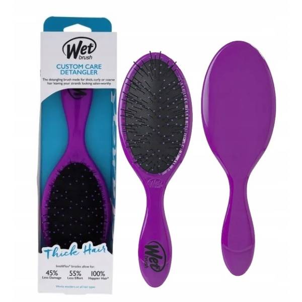 Wet Brush Detangler Thick Hair Purple