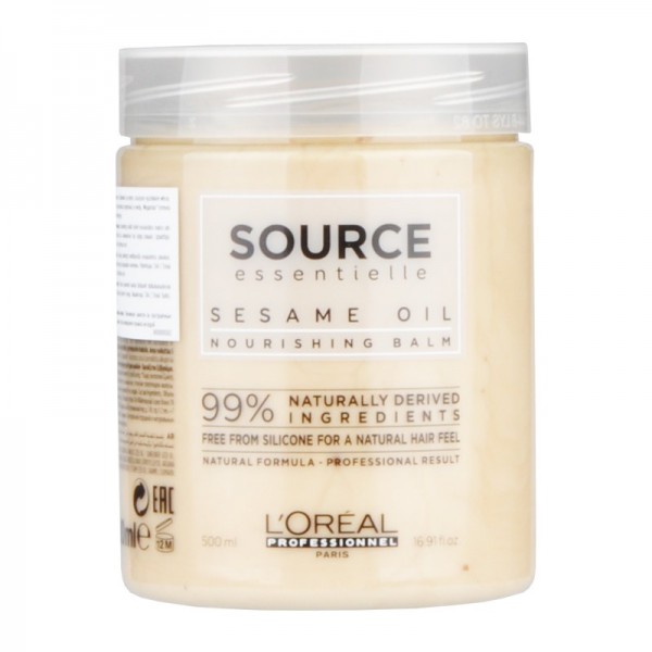 Loreal Source Sesame Oil Nourishing maska 500ml nawilżająca suche włosy