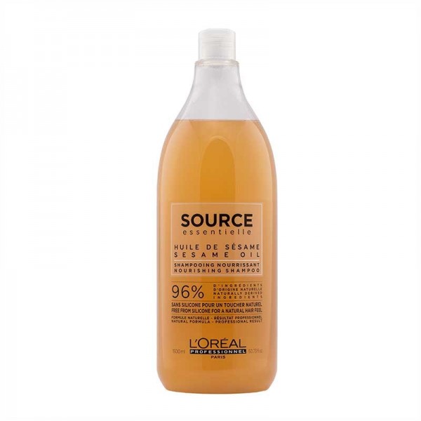 Loreal Source Nourishing Shampoo szampon 1500ml z wyciągiem z jaśminu i olejkiem sezamowym