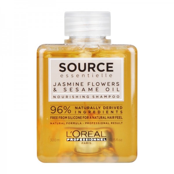 Loreal Source Nourishing Shampoo szampon 300ml z wyciągiem z jaśminu i olejkiem sezamowym