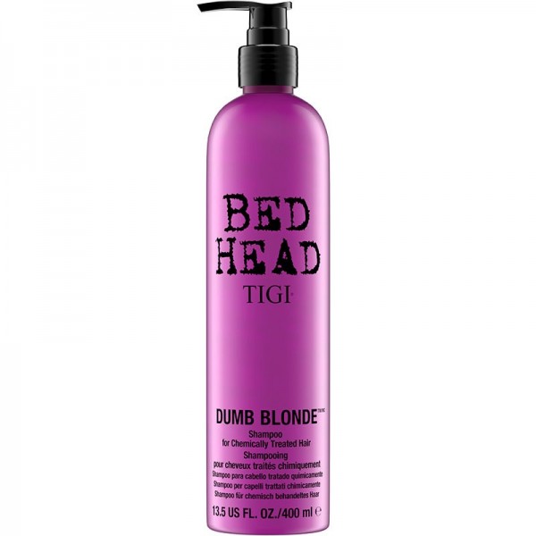 TIGI Bed Head Dumb Blonde szampon 400ml do odbudowy zniszczonych włosów