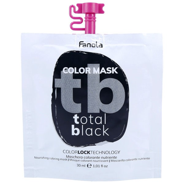 Fanola Color Mask Black 30ml maska...