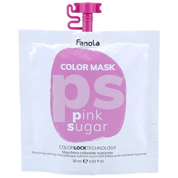 Fanola Color Mask Pink 30ml maska koloryzująca do włosów