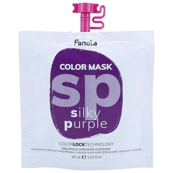 Fanola Color Mask Purple 30ml maska koloryzująca do włosów