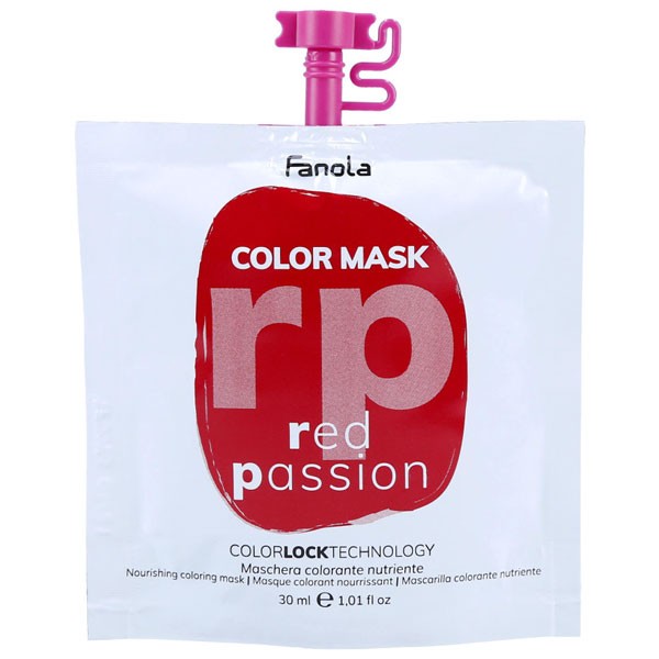 Fanola Color Mask Red 30ml maska koloryzująca do włosów