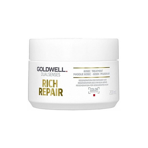 Goldwell DLS Rich Repair 60sec Treatment maska 200ml odbudowująca włosy