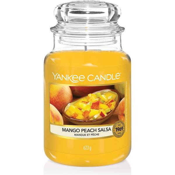 Yankee Candle Mango Peach Salsa 623g DUŻA ŚWIECA