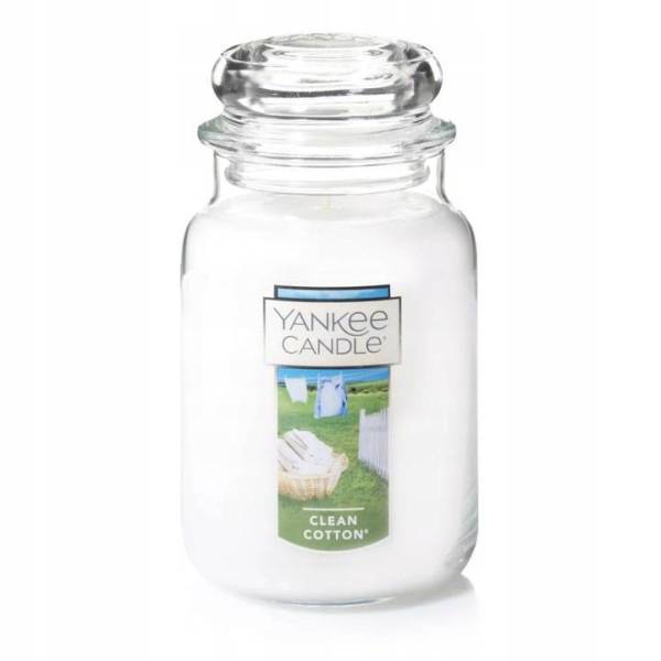 Yankee Candle Clean Cotton 623g DUŻA ŚWIECA