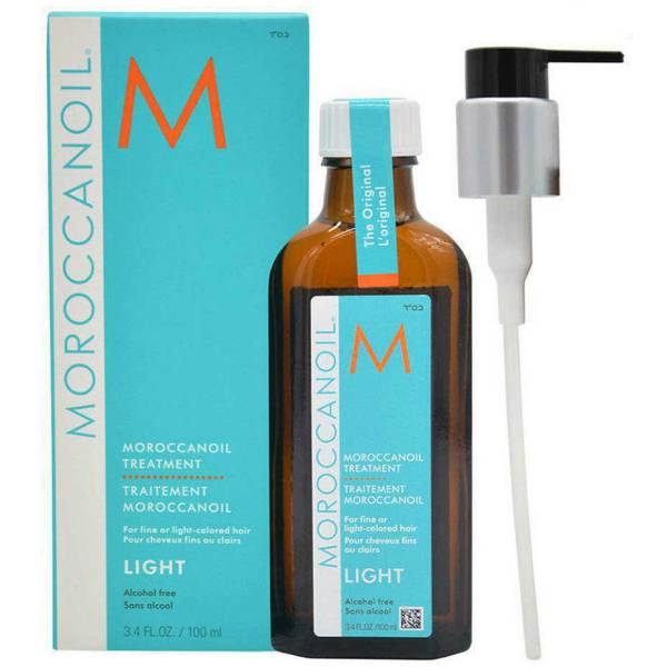 Moroccanoil Olejek Treatment Lekki 100ml Kuracja do włosów cienkich, delikatnych i jasnych