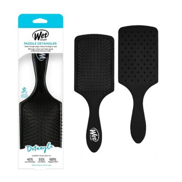 Wet Brush Paddle Detangler Black